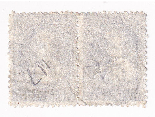 New Zealand - Full Face Queen 3d pair 1864-1873
