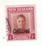 New Zealand - King George VI 1/- Official 1949