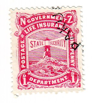 New Zealand - Life Insurance 1d 1925