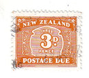 New Zealand - Postage Due 3d 1945