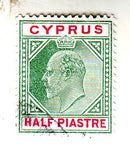 Cyprus - King Edward VII ½pi 1904