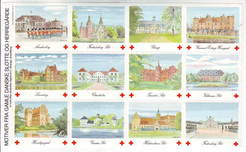 Denmark - Red Cross, full sheet 1988