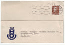Denmark - Postcard, Herning to Connecticut 1946
