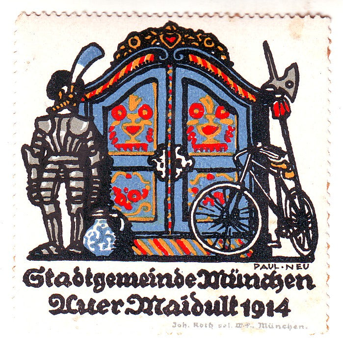 Germany - Bicycle, May Dult label 1914