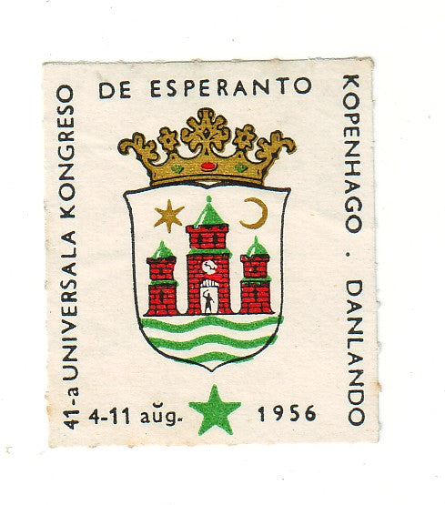 Denmark - Esperanto, 41st Congress 1956