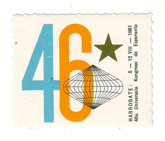 Great Britain - Esperanto, 46th Universal Congress 1961(M)