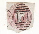 Great Britain - Postmark, 134 (Bristol) barred oval