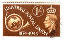 Great Britain - 75th Anniversary of Universal Postal Union 1/- 1949