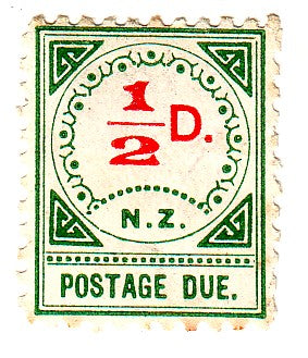 New Zealand - Postage Due ½d 1900(M)(2)