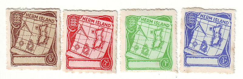 Herm Island - Local, Map labels