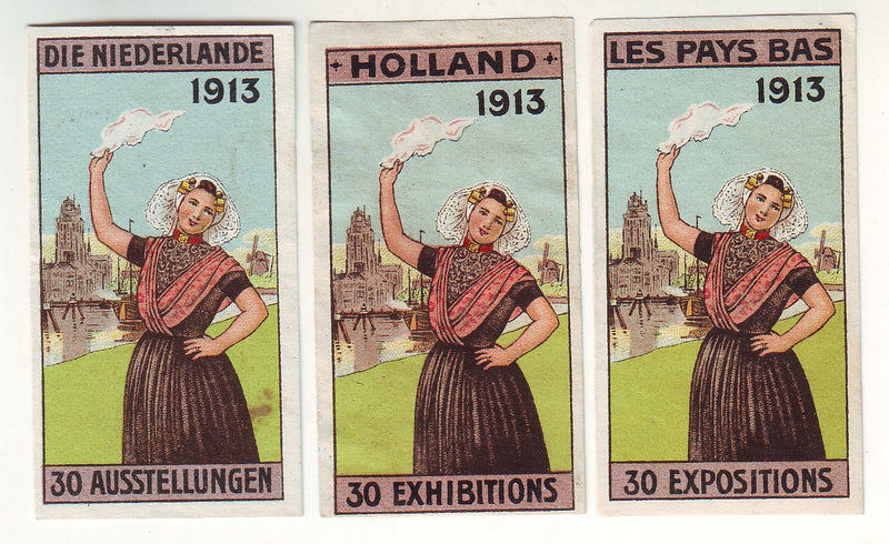 Netherlands - Expositions trio 1913(2)