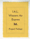 Great Britain - Aviation, I.A.L. Freight label