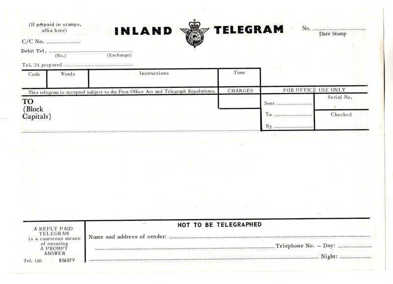 New Zealand - Inland Telegram form(2).