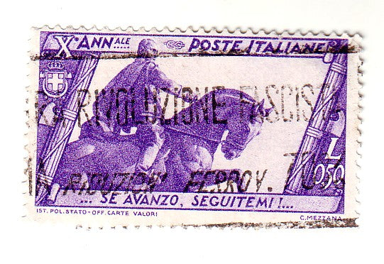 Italy - 10th Anniversary of Fascist March on Rome 50c 1932