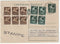 Italy - Stamp Dealer advertising postcard 1947