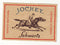 Sweden - Horses, Jockey matchbox label