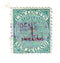 Revenue - Law Courts 1/- inverted watermark 1876
