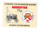 Great Britain - Railway, Liverpool and Manchester 55p