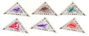 Lundy - Birds, Millenary Air Mail set of 6 1954 (Triangles)