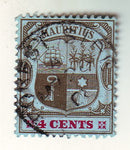 Mauritius - Arms of Mauritius 4c 1904