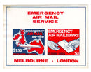Australia - Aviation, Emergency Air Mail m/s