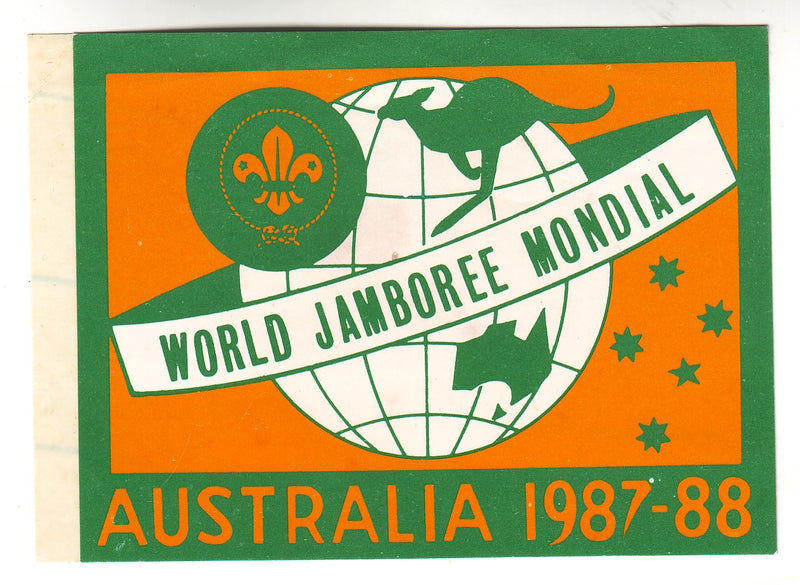 Australia - Scouting, World Jamboree adhesive 1987
