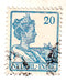 Netherlands Indies - Queen Wilhelmina 20c 1912