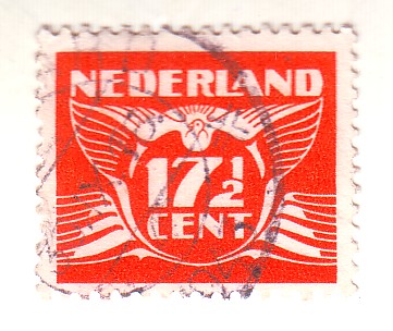 Netherlands - Carrier Pigeon 17½c 1941