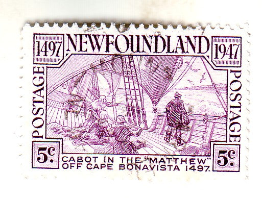 Newfoundland - 450th Anniv. of Cabot's Discovery of Newfoundland 5c 1947