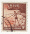 Niue - Pictorial 9d 1950