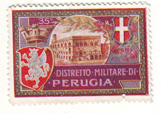 Italy - Military vignette Distretto Militare di Perugia