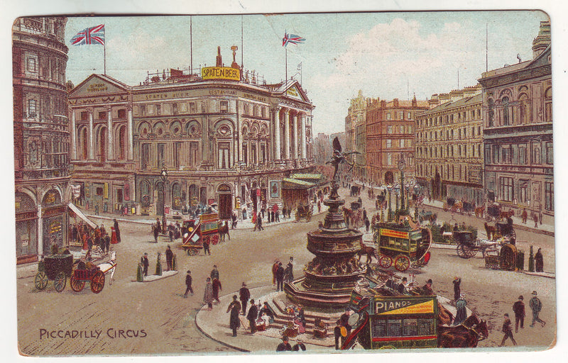 Great Britain - Postcard, Piccadilly Circus 1906
