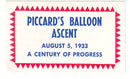 U. S. A. - Aviation, Piccard's Balloon Ascent(2)
