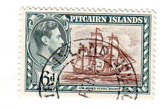 Pitcairn Islands - Pictorial 6d 1940