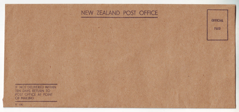 New Zealand - New Zealand Post Office envelope V130(2)