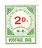 New Zealand - Postage Due 2d 1899-1900(M)