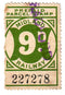 Great Britain - Railway, Midland Railway 9d Parcel stamp