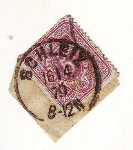 Germany - Postmark, Schleiz 1879