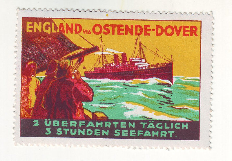 Germany - Shipping, England via Ostende-Dover
