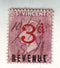 St Vincent - Revenue, 3d o/p(29) 1885/88