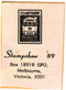 Australia - Stampshow '89 label (black)