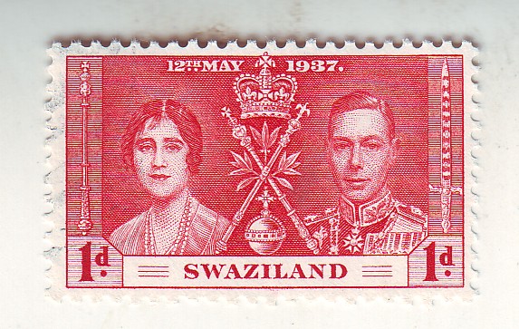 Swaziland - Coronation 1d 1937