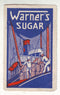 U. S. A. - Shipping, Warner's Sugar