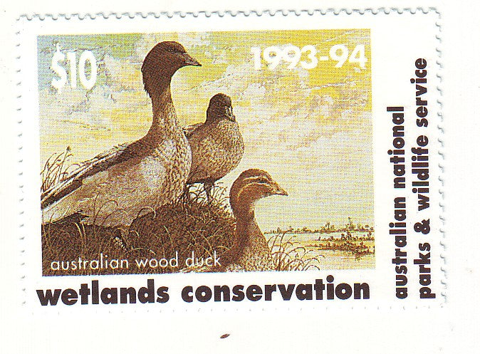 Australia - Revenue, Wetlands Conservation 1993/94
