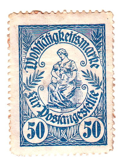 Austria - Postal Workers Charity label