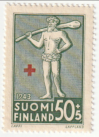 Finland - Red Cross Fund 50p+5p 1943(M)