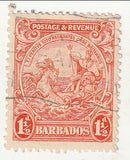 Barbados - Badge of the Colony 1½d 1932