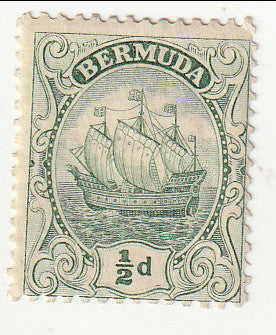 Bermuda - Badge of the Colony ½d 1910(M)