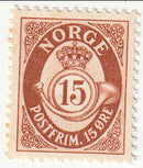 Norway - Posthorn 15ore 1937(M)
