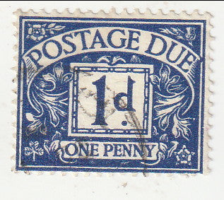 Great Britain - Postage Due 1d 1956
